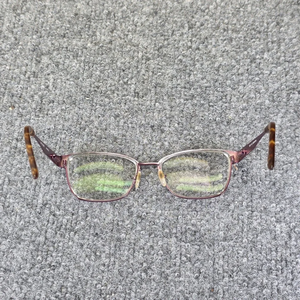 Wittnauer Women Eyeglasses Frames Only Annabelle Brown/Pink 55-17 135